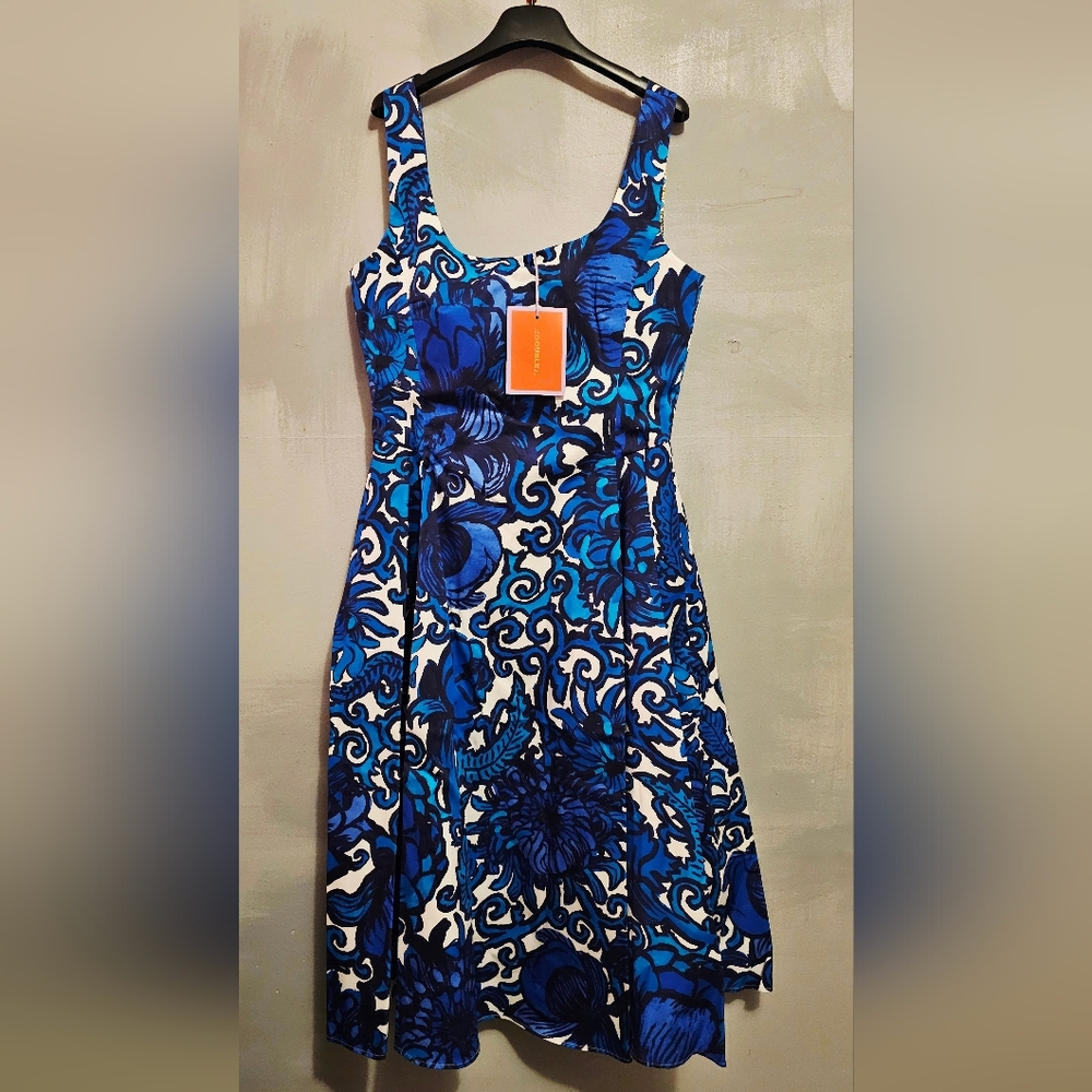 Beautiful Italian-made heavy cotton stretch Anomone Sophia Dress